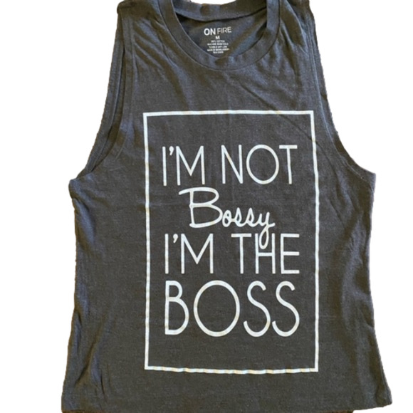 I’m not Bossy I’m The Boss tank top - Picture 1 of 3